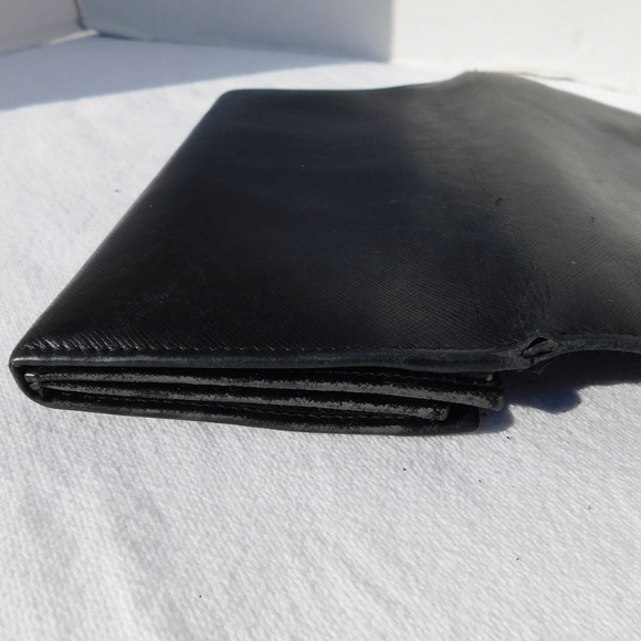SOLD-AUTHENTIC PRADA LONE BI-FOLD WALLET BLACK - Picture 8 of 8